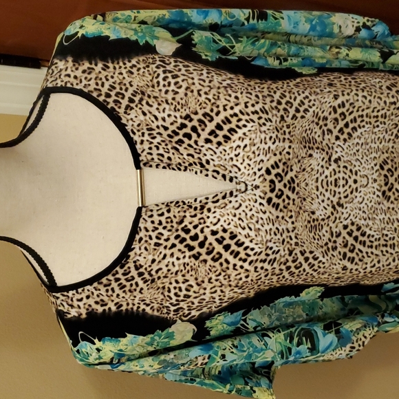 DANA BUCHMAN BLOUSE SHIRT L - Picture 2 of 6